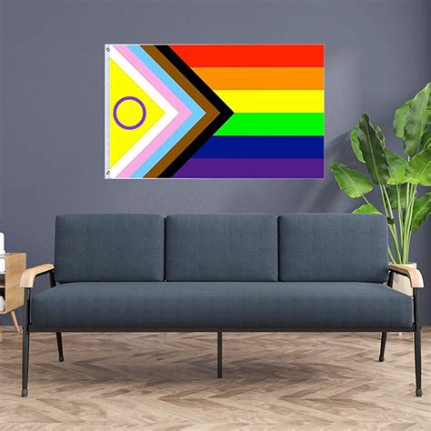 buy morjakey new intersex inclusive progress pride flag 3x5 ft lgbt community support