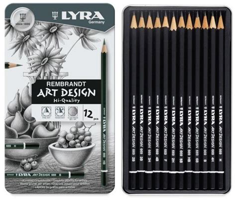 Lyra Rembrandt Art Design Graphite Pencils Set Of 12 Craft4kids