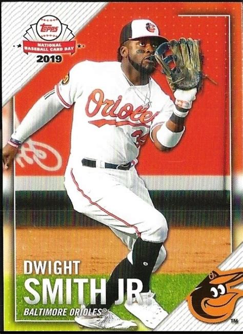 Orioles Card O The Day Dwight Smith Jr 2019 Topps National