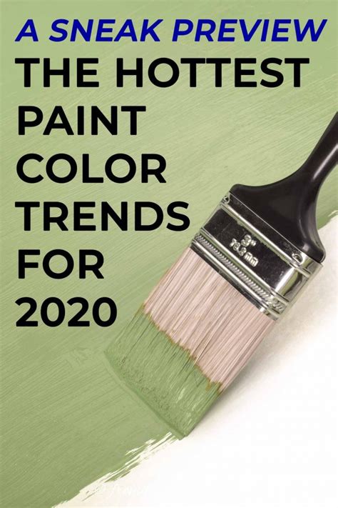 2020 Paint Color Trends The Hottest Paint Colors Of The Year