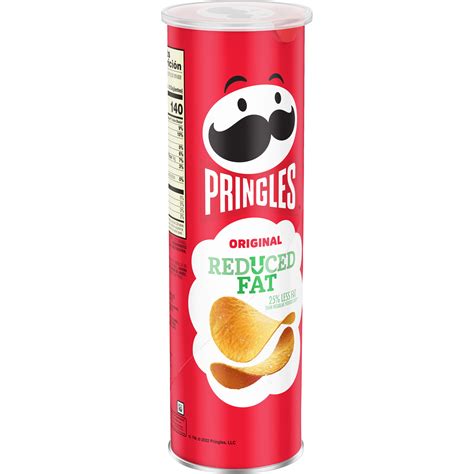 Pringles Reduced Fat Original Crisps Smartlabel