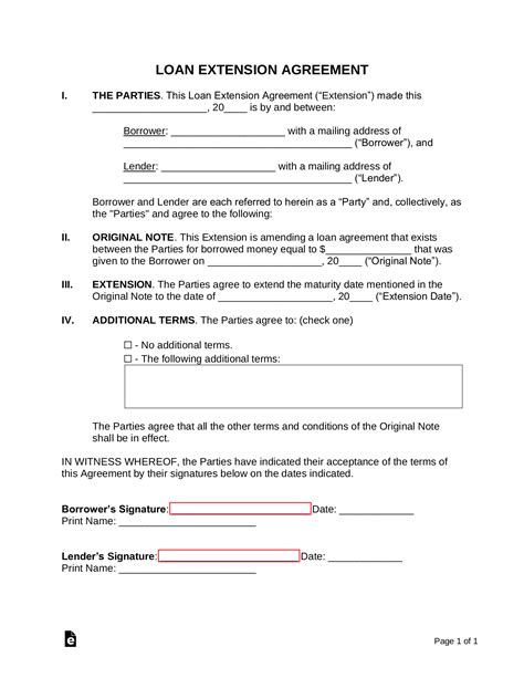 Free Loan Agreement Templates Pdf Word Eforms