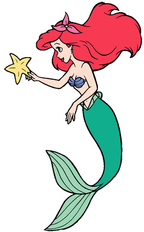 Download High Quality Starfish Clipart Little Mermaid Transparent Png