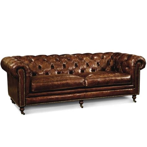 The jennifer leather sleeper is a genuine leather sofa that easily transforms into a sleeper sofa. Vintage Leather Chesterfield Sofa