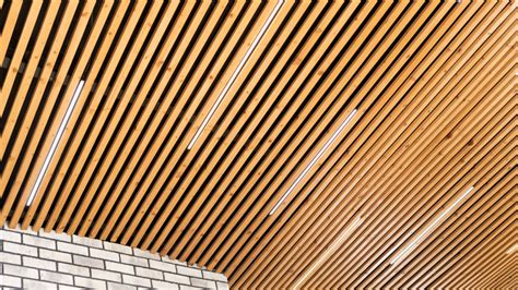 How A Wood Slatted Ceiling Enhances The Ambiance Of Your Commercial