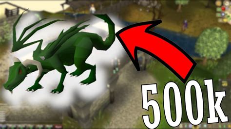 Runescape Green Dragon Guide 500k Per Hour Youtube