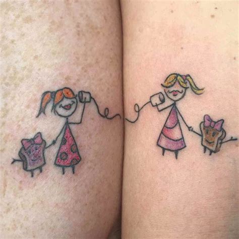 83 Stick Figure Tattoo Ideas For Families And Friends Tattoo Glee