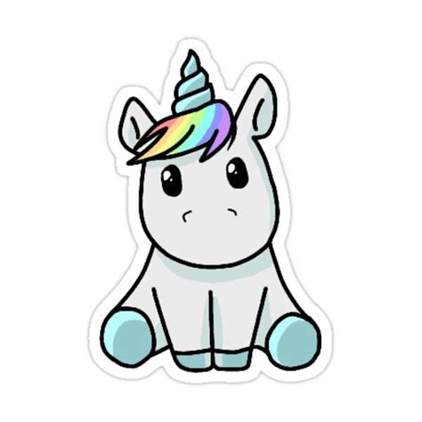 Kawaii Unicorn Sticker By Toric888 Unicorn Stickers Kawaii Unicorn