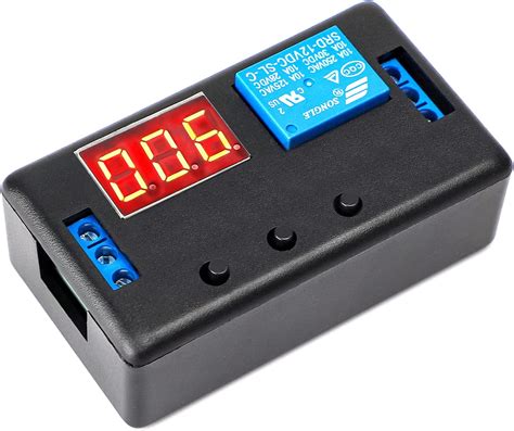 12 Volt Timer Relay Drok 01s To 999min 50ma 4 Mode On Off