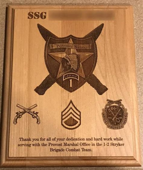 Army Pcs Plaque Ideas Army Military