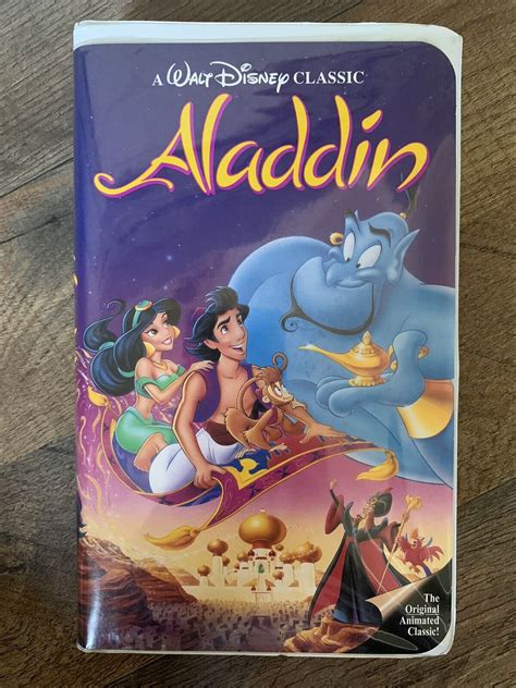 Aladdin Walt Disney Black Diamond Classic Vhs Video Tape Movie My XXX Hot Girl