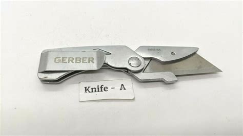 Gerber Eab Lite Utility Folding Pocket Knifebox Cutter Replaceable Bl