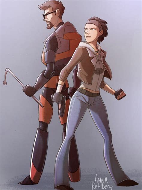 Gordon And Alyx Gordon Freeman And Alyx Vance Fan Art 38271494