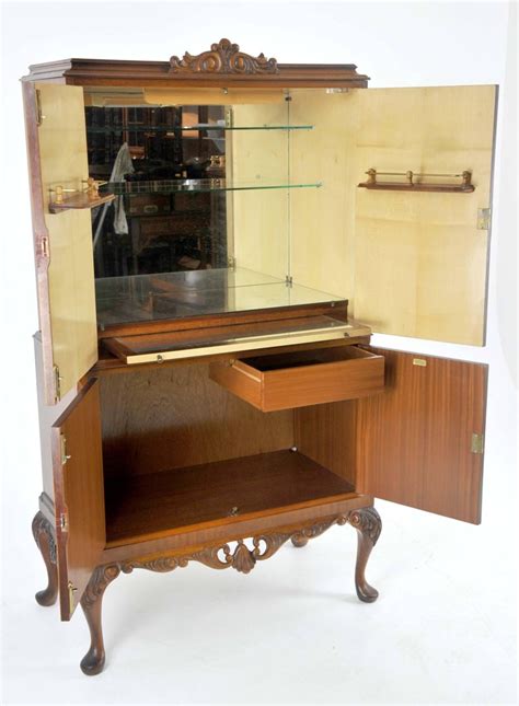 Dorothy dry bar cabinet design. Antique Drinks Cabinet, Vintage Dry Bar, Walnut, Cocktail ...
