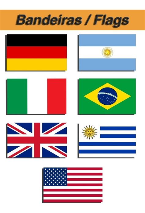 Combo 50 Bandeiras Fazemos Todos Os Países Tam 6 X 10 Cm Mercado