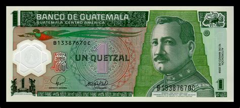 Billete Guatemala 1 Quetzal NumismÁtica Martell