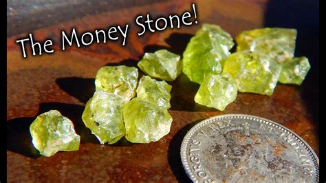 Gemstone Hunting Finding The Money Stone Peridot Crystal Teachings