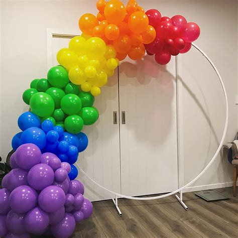 Buy Rainbow Balloon Arch Kit Ratsaw 126 Pack Colourful Balloon Garland