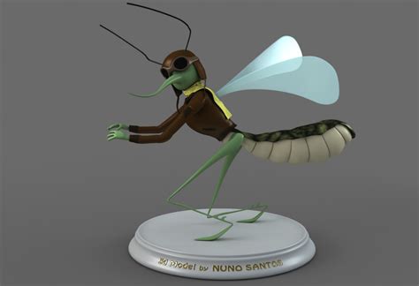 Mosquito Character Nunosantos3d