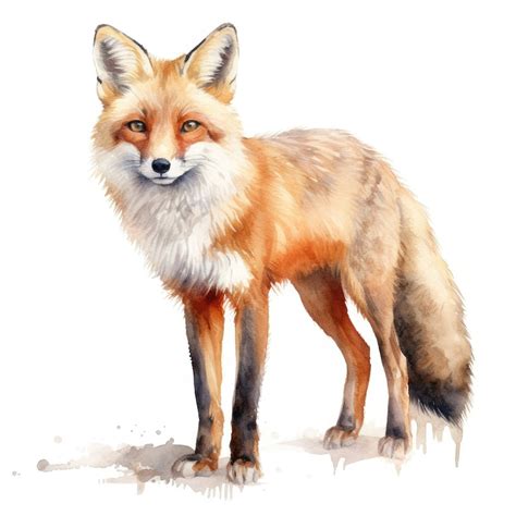 Fox Clipart Watercolor 10 High Quality  Scrapbooking Etsy