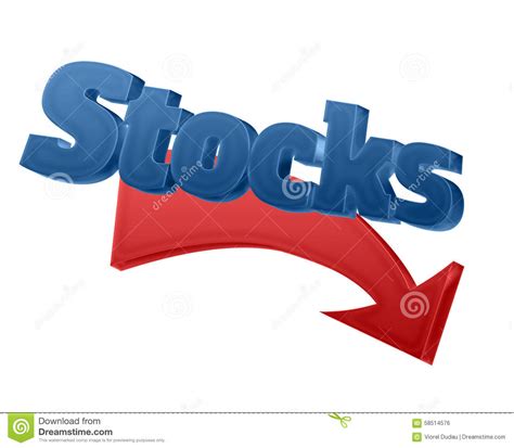 Stocks Prices Down Stock Illustration Illustration Of Profit 58514576