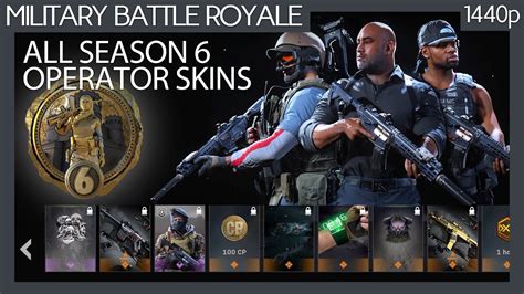 Call Of Duty Warzone All Operator Skin Details In Season 6 Battle Pass No Commentary 1440p