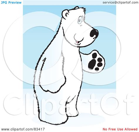 Royalty Free Rf Clipart Illustration Of A Friendly White Polar Bear