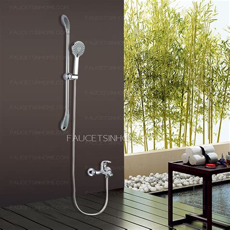 See more ideas about backyard, outdoor projects, outdoor high/low: High End Shower Faucet Set With Elevating Pipe And Hand Shower