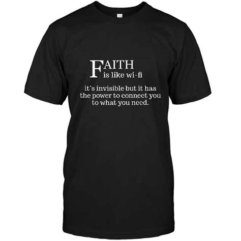 Faith Is Like Wifi Funny Christian Pastoral T Shirt Horgadis Store