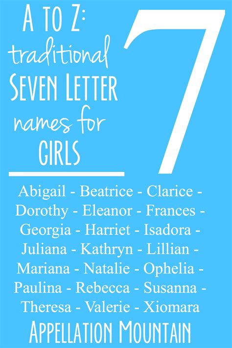 A To Z Surname Names For Girls Appellation Mountain