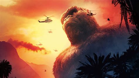 Gorilla Kong Skull Island 4k Hd Wallpaper Rare Gallery