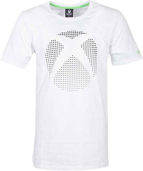 Xbox Official White Gaming T Shirt One Console 3d Dot Logo