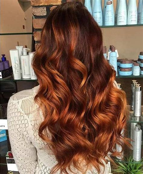 30 Best Balayage Copper Highlights Ideas Ginger Hair Color Brunette