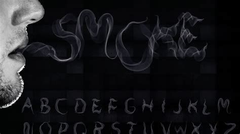 Smoke Typeface On Vimeo