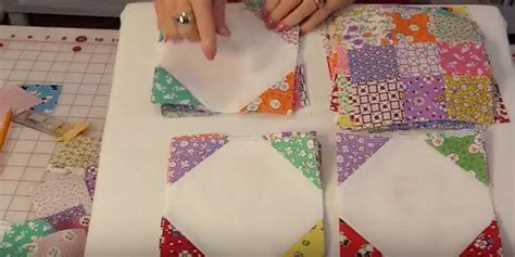 She Sews Squares In Diagonal Rows And Once Again Makes A Beautiful Item You Ll Love