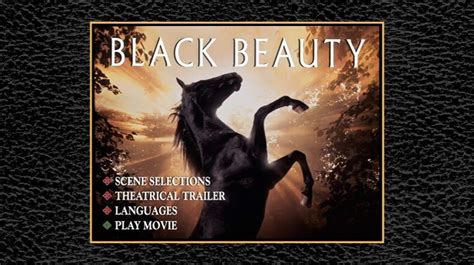 Black Beauty 1994 Dvd Menus