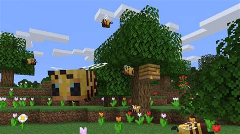 Minecraft Bees How To Find Bees And Harvest Honey Pcgamesn
