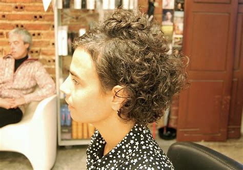 Curly hair takes too much time to recover from a short cut, so better to chop too little. Curly Haircut with an Edgy Twist - Hairstyles Weekly