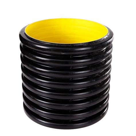 Dn600 Hdpe Drainage Pipes Black Sn16 Corrugated Hdpe Culvert Pipe