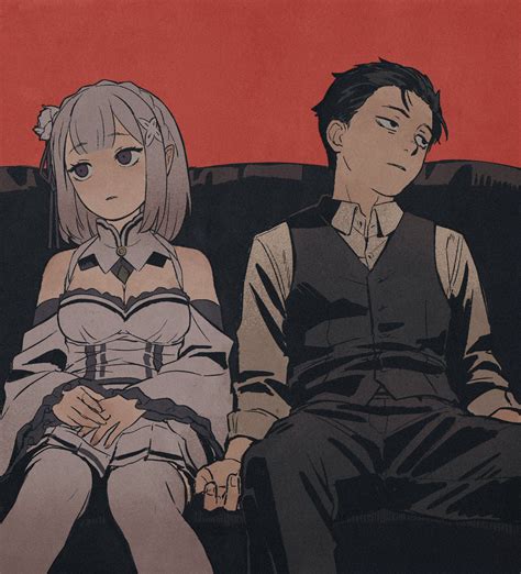 いわむし On Twitter Anime Guys Manga Anime Anime Art Re Zero