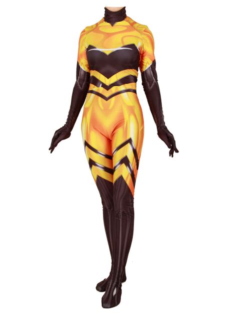 Miraculous Ladybug Cosplay Queen Bee Lycra Spandex Jumpsuit Cosplay