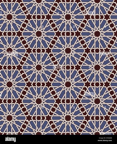 Seamless Islamic Moroccan Pattern Arabic Geometric Ornament Muslim
