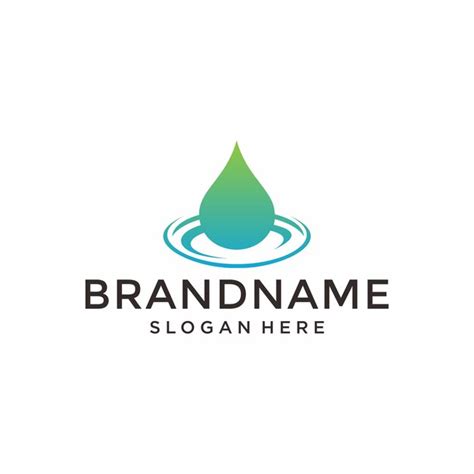 Premium Vector Droop Water Logos Collection For Companies In Flat