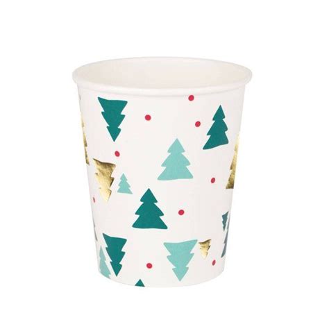 Tree Cups Holiday Party Christmas Party Christmas Tree Paper Cups
