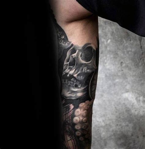 50 3d Skull Tattoo Designs For Men Cool Cranium Ink Ideas