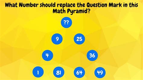 Brain Teaser For Sharp Minds What Number Should Replace The Question
