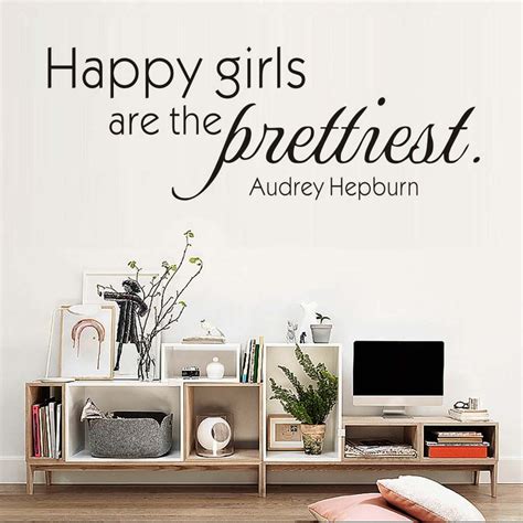 Buy Happy Girls Are The Prettiest Positive Motto Wall