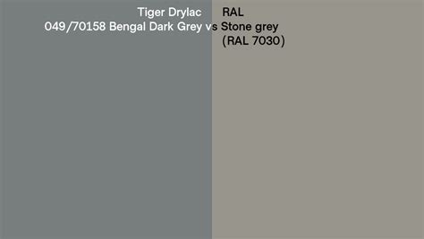 Tiger Drylac Bengal Dark Grey Vs Ral Stone Grey Ral