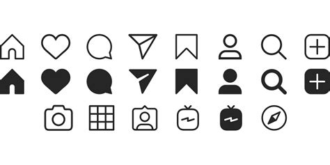 Instagram Paquete Iconos Gráficos Vectoriales Gratis En Pixabay Pixabay