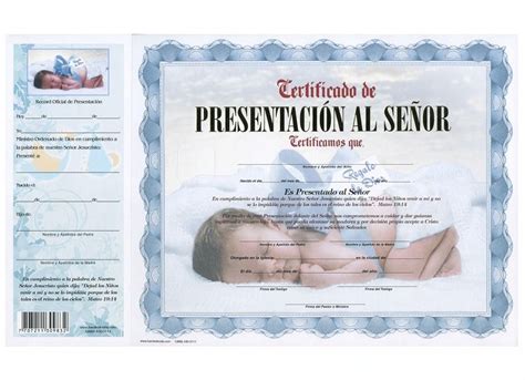 Certificados De Presentación De Niños Cristianos Gratis Imagui
